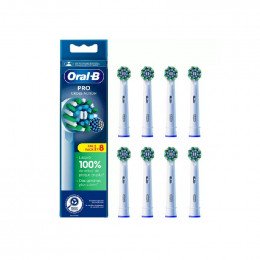 Brossettes cross action pro x8 blanc Oral-b 8006540895979