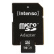 Carte memoire micro sd 16gb class 10 avec adaptateur sd Intenso 3413470