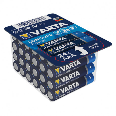 Piles alcaline aaa longlife power Varta 4903301124