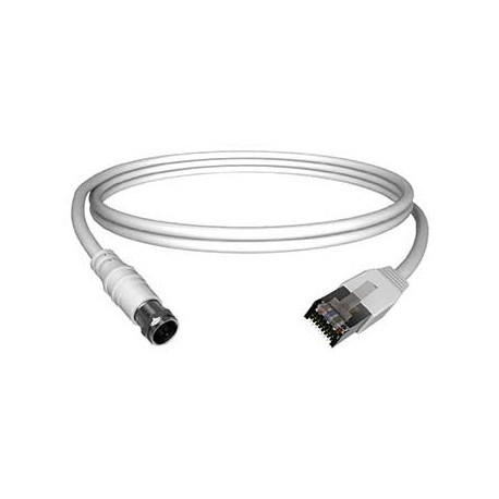 Cordon tv fiche f/ rj45 40cm Cae CORDBALRJF040