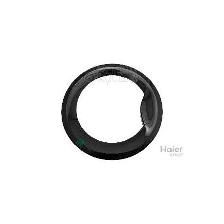 Porte complete noire 0530022559 pour lave-linge Haier 49050519