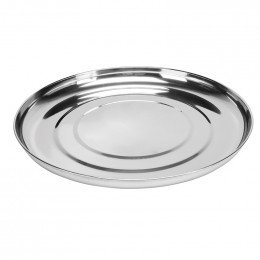 Plat de service inox diam 38cm 507444