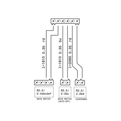 Rampe module port pour lave-vaisselle Aeg 14003430416