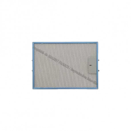 Filtre metal pour hotte 333x238x8 mm Brandt 87X6378