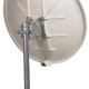 Parabole fibre 60cm blanche avec lnb Servimat KFIB60