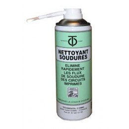 Spray nettoyant flux soudure net : 400 ml Technoutil ANS