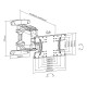 Support inclinable orientable pour ecran de 32 a 65 pouces Mbg H3265-6A