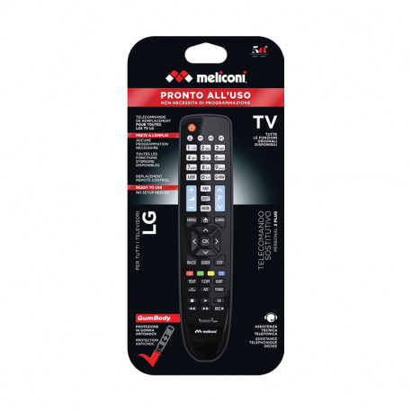 Telecommande tv dediee lg 806066 personal 2 plus Meliconi 806073