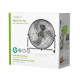 Ventilateur au sol chrome diametre 30cm Nedis FNFL10CCR30