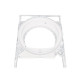 Conduit d'air avant lampe pour seche-linge Aeg 136600471