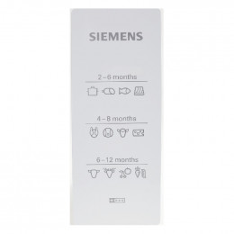 Etiquette adhesive pour refrigerateur Siemens 00655910