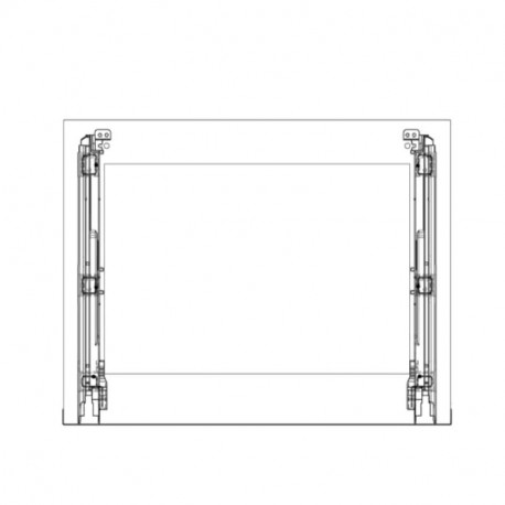 Verre exterieur de pour four inox 596x466mm Electrolux 14022548549