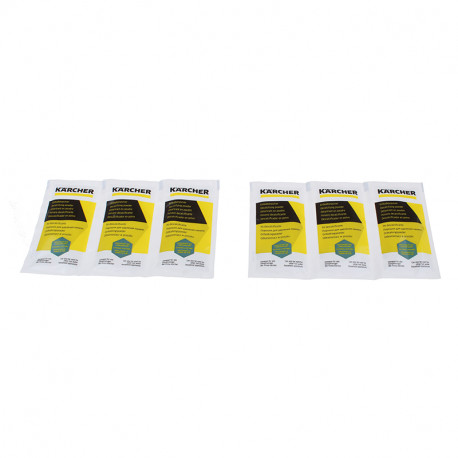 Detartrant poudre 6 x 17 gr nettoyeur vapeur Karcher 62961930