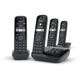 Telephone sf dect as690a quattro noir avec repondeur Gigaset L36852-H2836-N121