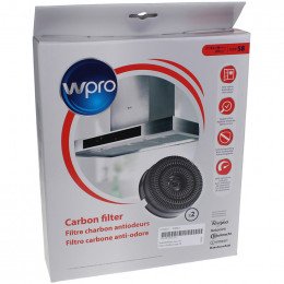 Filtres charbon hotte type 58 antiodeurs Wpro 484000008782