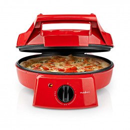 Appareil a pizza et grill 30cm Nedis FCPM100FRD