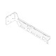 Rail de guidage tiroir droit v pour refrigerateur Electrolux 14005083202