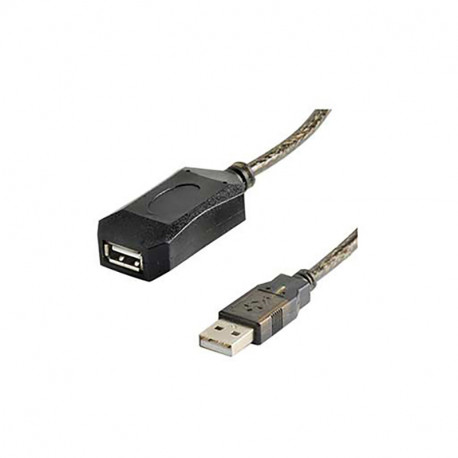 YOSOO amplificateur de rallonge 15M USB 2.0 Type A Mâle à Femelle Câble Extender Câble Cordon Noir - Informatique