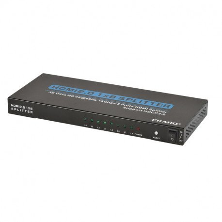 Repartiteur hdmi 4k 1 entree - 8 sorties Itc 726928