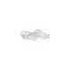 Rallonge 2x0.75mm 3m blanc sous blister Itc 308505
