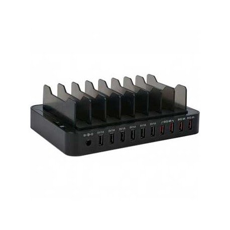 Station de charge pro usb 10 ports 72 watts Itc 728910