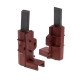 Jeu de 2 charbons pour lave-linge 5x12 5x32 mm - gauche Sogedis 32030432CHARB