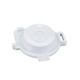 Bouton blanc rond on/off pour lave-linge Faure 807929401