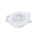 Bouton blanc rond on/off pour lave-linge Faure 807929401