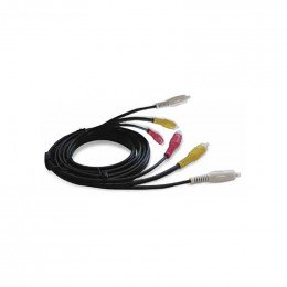 Cordon 3 rca male/male 1.5m longueur 1.5m -3 rca m/3 rca m Itc 306554