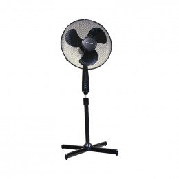 Ventilateur sur pied noir diametre 40cm Tecnolux 5425025904525