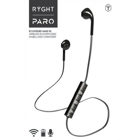 Ecouteurs mains libres sans fil noir paro ryght Mobility Lab R483362