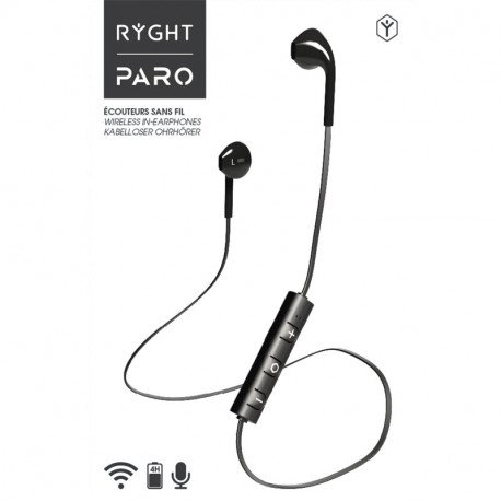 Ecouteurs mains libres sans fil noir paro ryght Mobility Lab R483362