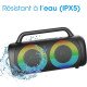 Enceinte sans fil led outdoor togo xl-couleur noir-ipx5 Ryght R481047