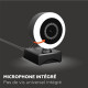 Webcam filaire usb-a full hd cable 1.3m-anneau led reglable Mobility Lab ML301310