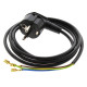 Cable alimentation 1.6m congelateur pour refrigerateur Indesit C00345650