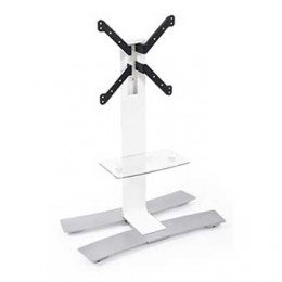 Pied tv will 1050l blanc tab pied tv a roulettes Erard 039021