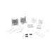 Kit de montage coulissant pour lave-vaisselle Aeg 405553151