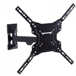 Support tv mural 1 bras inclinable et orientable Mediafix 118440