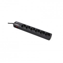 Parasurtenseur s6 noir line ii x6 prises fr Infosec 61296
