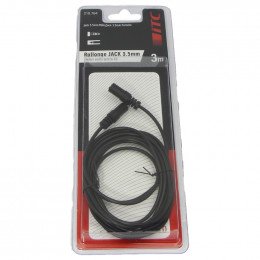 Rallonge jack 3.5mm stereo 3m longueur 3m -1 jack m/1 jack f Itc 301505