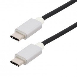 Cordon usb-c m/m 2.0 3a couleur noir - longueur 1m Itc 302450