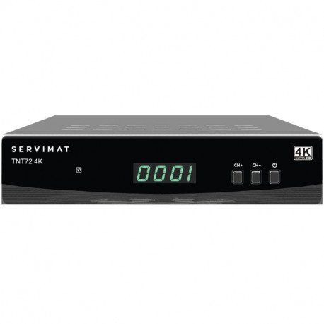 Recepteur tnt ultra hd 4k 1 hdmi Servimat TNT72
