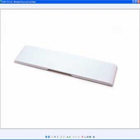 Porte chauffe-plats pw 593x138 pour cuisiniere Indesit C00117513