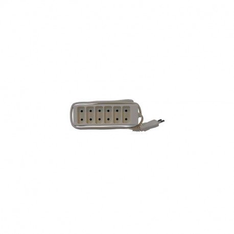 Multiprise 6 prises 6a sans interrupteur Itc 908307