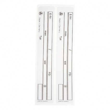 Plaque signaletique pour four table de cuisson Neff 00633848