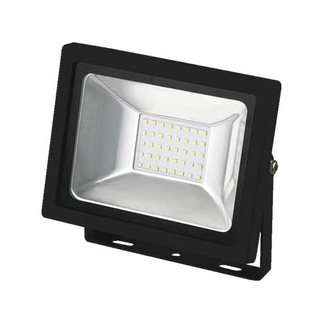 Projecteur led a fixer 20w ip65 noir Zenitech 