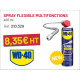 Spray flexible multifonction 400ml- tube flexible 18 cm Wd40 33688