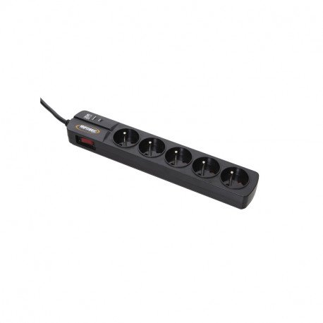 Parasurtenseur s5 noir line ii x5 prises fr Infosec 61295