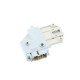 Securite de porte pour lave-linge type bp - 3 contacts Zanussi 