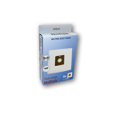 Sacs aspirateurs type nilfisk boite de 5 sacs + 1 pre filtre Fideale TPM18